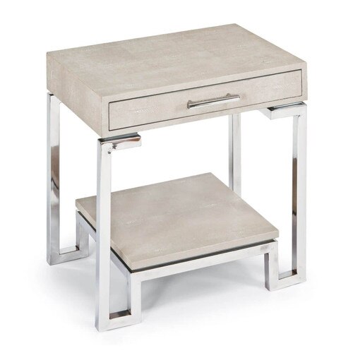 Shagreen End Table